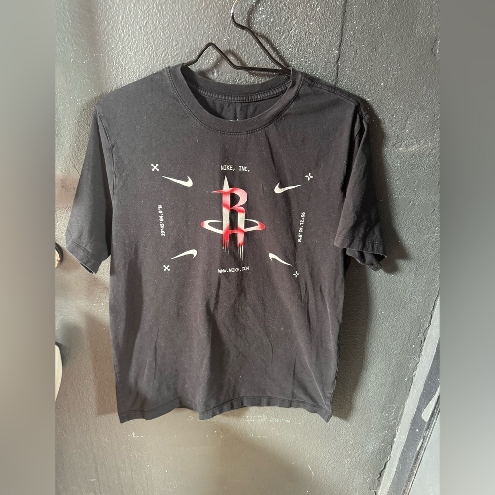 Men’s Nike NBA Houston Rockets Short Sleeve Tshirt Size Large